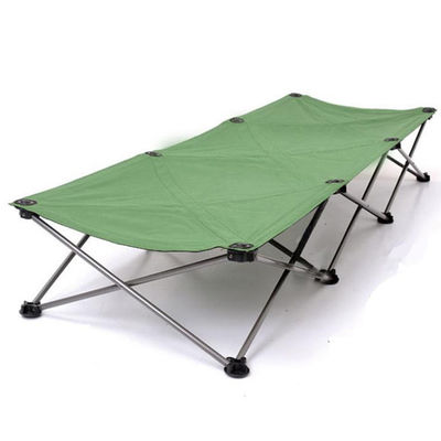 Cama de acampamento dobrável portátil ultraleve para adultos sem tecido metálico inflável