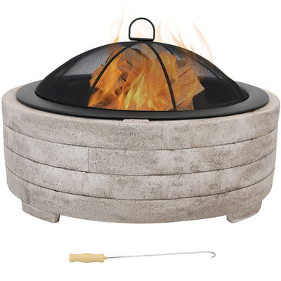 Grill de carvão grelhado fogão de artifício para pátio externo jardim fogueira acampamento piquenique