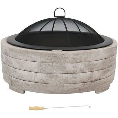 Grill de carvão grelhado fogão de artifício para pátio externo jardim fogueira acampamento piquenique
