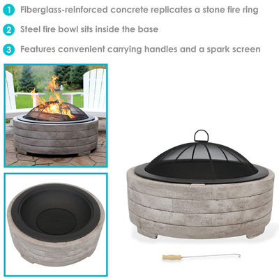 Grill de carvão grelhado fogão de artifício para pátio externo jardim fogueira acampamento piquenique