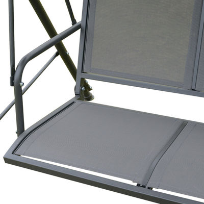 AJUNION 3 lugares cadeira de balanço cama-de-cama com dossel transformar sua varanda e pátio espaço