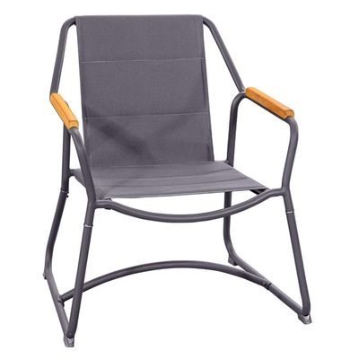 Transforme o seu espaço ao ar livre com o conjunto de lounge e cadeira de jardim de alumínio AJUNION