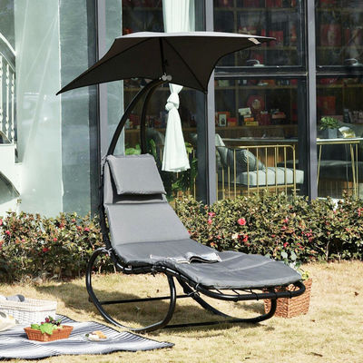 Balcão de praia ao ar livre Patio Jardim Rattan Pendente Balanço com Design de Logotipo Personalizado