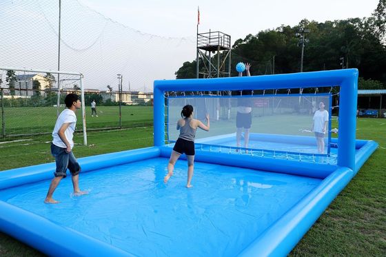 Transforme o seu quintal num campo com a piscina de voleibol inflável AJUNION 33FT