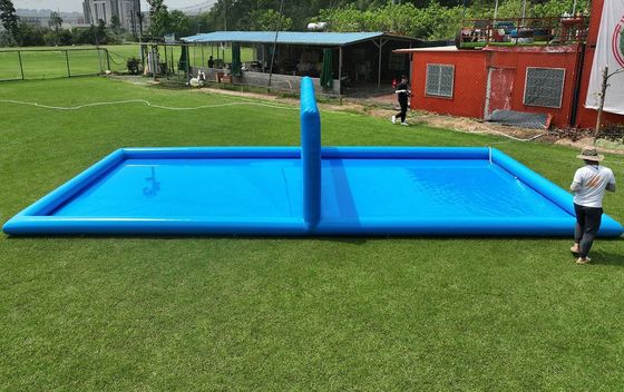Transforme o seu quintal num campo com a piscina de voleibol inflável AJUNION 33FT
