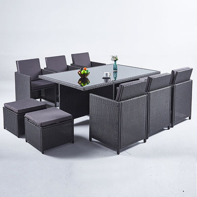 PE Rattan High Back Sofa Chair Set para Outdoor Indoor Patio Jardim Balcão Piscina Praia