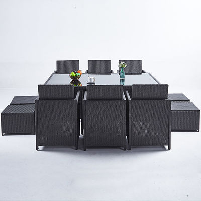 PE Rattan High Back Sofa Chair Set para Outdoor Indoor Patio Jardim Balcão Piscina Praia