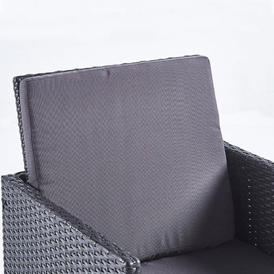 PE Rattan High Back Sofa Chair Set para Outdoor Indoor Patio Jardim Balcão Piscina Praia