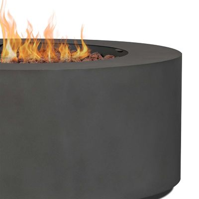 Mesa de fogão de gás de propano exterior com tamanho de 36 "L x 36" W x 15 "H e design sem fumaça
