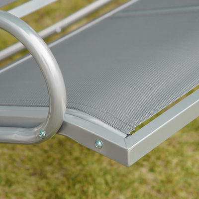 190L x 130W x 172H cm Garden Hammock Bench Swing com Canopy ajustável por AJUNION