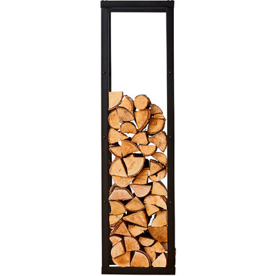 Cadeira de madeira de aço resistente para armazenamento de madeira para interiores e exteriores Grande tamanho W40x D25 x H150cm