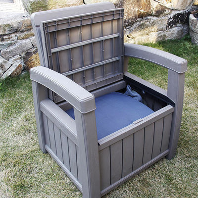 Banquete Jardim ao ar livre Hotel Patio Impermeável plástico Loveseat Sofá Cadeira Conjunto com Mesa