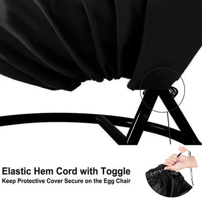 600D Oxford PVC Single Suspensão Swing Chair Protector de pó para jardim exterior pátio