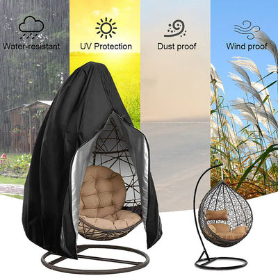 600D Oxford PVC Single Suspensão Swing Chair Protector de pó para jardim exterior pátio