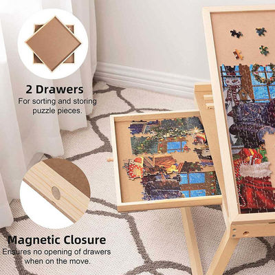 Quadro de Puzzles de Mesa de Madeira dobrável para AJUNION Puzzles de 1000 peças 31.1 x 22 x 2.4