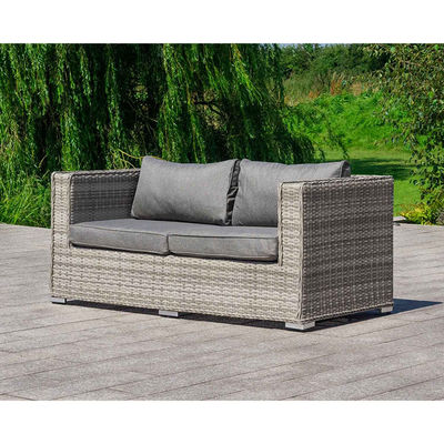 Sofá exterior seccional Patio Conversação Conjunto com estilo de Wicker Rattan de design moderno