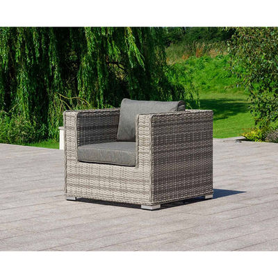Sofá exterior seccional Patio Conversação Conjunto com estilo de Wicker Rattan de design moderno