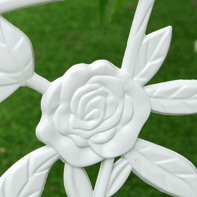 Banco de amor de alumínio de tipo metálico para varanda de jardim de pátio ao ar livre em design moderno