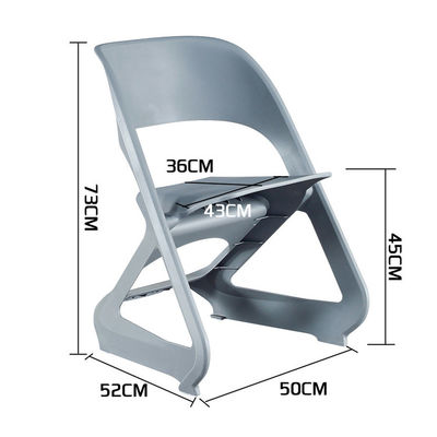 Cadeiras de café de plástico empilháveis modernas simples para balcão de lazer ao ar livre Nordic Morden