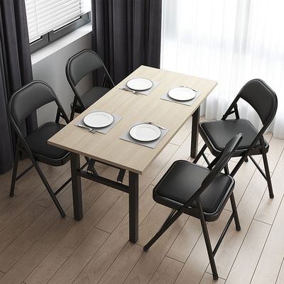 Cadeira dobrável para festas de casamento ao ar livre Chaise em vinil empilhável Pliante para eventos ao ar livre
