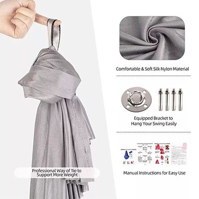 Y Correios Embalagem Casa Outdoor Portátil Plegavel Crianças Crianças Terapia Sensorial Yoga Aéreo Swing Hamacs