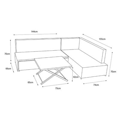 Transforme o seu pátio num retiro de luxo com o conjunto de sofá de jardim tecido AJUNION Wicker
