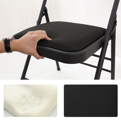 Cadeira de jantar de couro PU de parque empilhável para eventos em estilo de design moderno