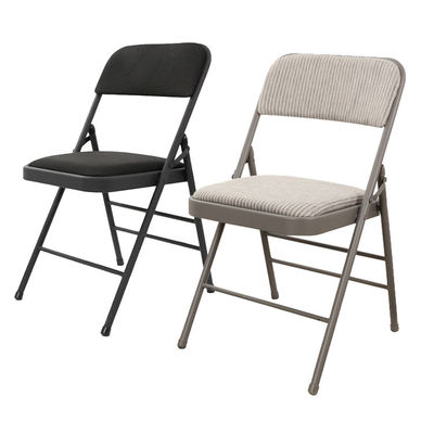 Hotel Jardim Outdoor Empilhável Tecido dobrável Matt Cadeira de jantar para funções ao ar livre