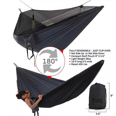 Sala de estar leve cama de campismo com mosquiteiro e design dobrável portátil