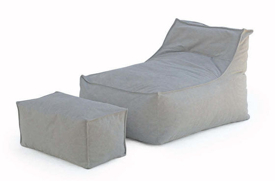 Indoor Outdoor Waterproof Bean Bag Sofa com 3-5mm Bean Filling e 30x75x30cm Pedal Size
