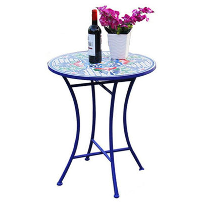 Conjunto de Bistro ao ar livre europeu para varanda pequena mesa e cadeira de três peças jardim