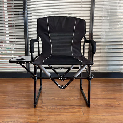 Cadeira de pesca para campismo ao ar livre com mesa lateral Design leve e portátil
