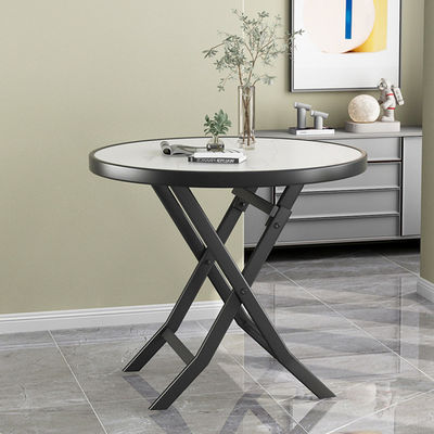 Mesa de jantar de café dobrável de ferro metálico para acampamento ao ar livre Café Balcão Jardim Patio