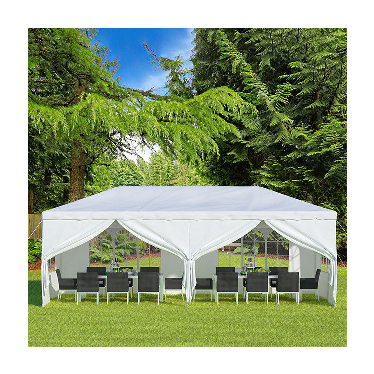AJUNION revestido com pó 10' x 20' Tenda ao ar livre Canopy Gazebo Pavilhão para festa de casamento