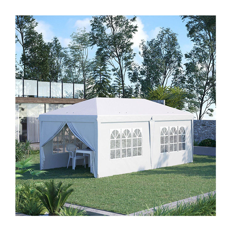 AJUNION Dimensão personalizada Tenda de festa ao ar livre Tenda pop up Gazebo com tecido de alta densidade