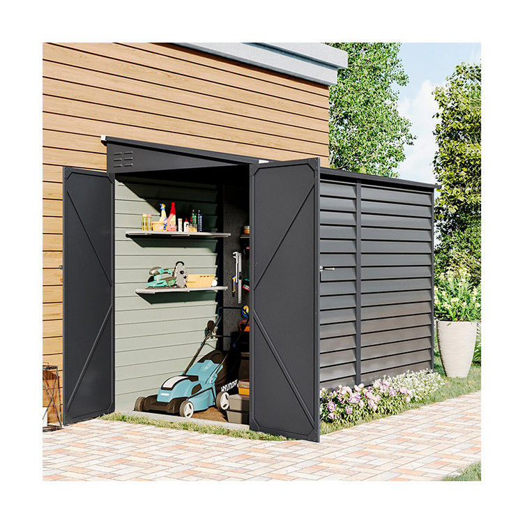 Garden Bike Shed AJUNION 9ft resistente aço Motorcycle armazenamento com fechadura