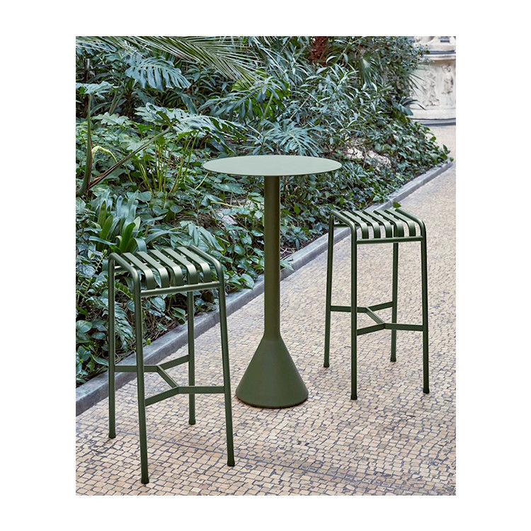 Refeitório de Outdoor Bar Set AJUNION Bar de estilo minimalista Mesa e cadeira para pátio