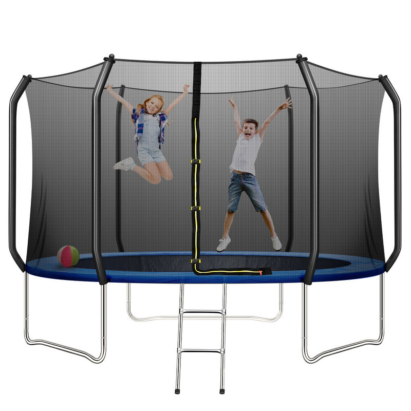 Cenas aplicáveis JOIN 10ft Trampolínia para crianças saltando no parque ou jardim de infância