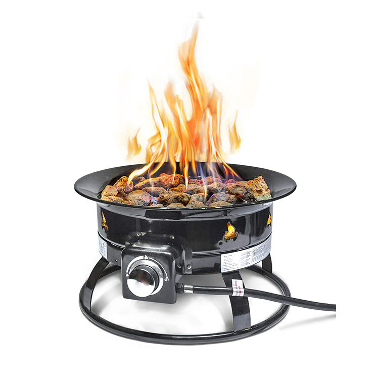 Furo de fogo de gás de aço para acampamento ao ar livre 58000 BTU Furo portátil de propano da AJUNION