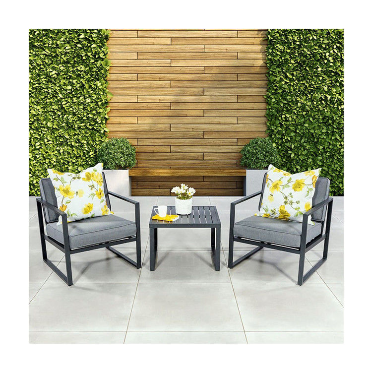 Conjunto de móveis de pátio para jardim ao ar livre
