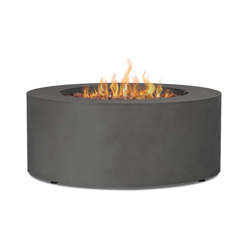 Mesa de fogão de gás de propano exterior com tamanho de 36 "L x 36" W x 15 "H e design sem fumaça