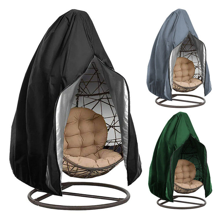 600D Oxford PVC Single Suspensão Swing Chair Protector de pó para jardim exterior pátio