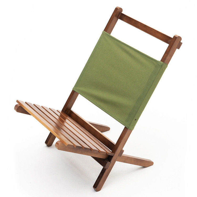 Embalagem de correio Y jardim de campismo ao ar livre empilhável Folding Beech cadeira de praia de piquenique de madeira